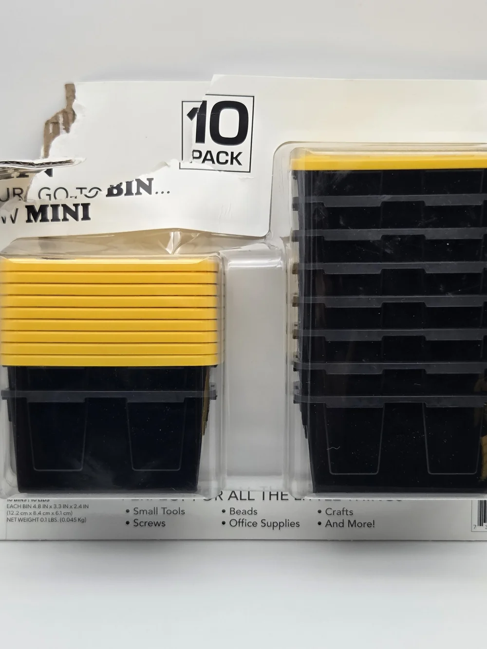 GreenMade Mini Stackabke Bin Storage Tote 20 Pack